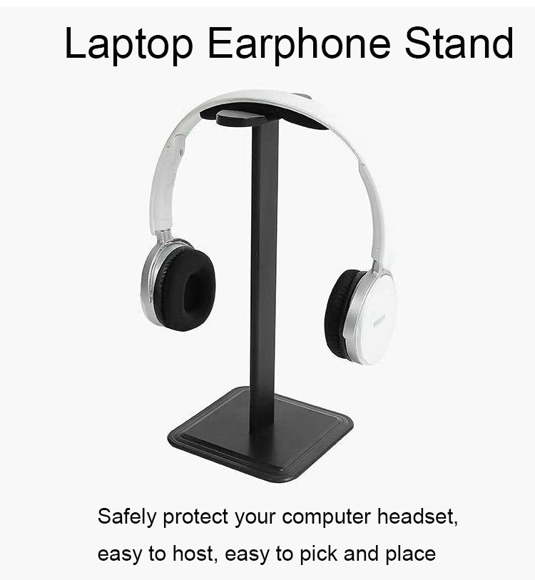 Black-Style-Simple-Stretchable-Headset-Stand-For-Laptop-Earphone-1656828