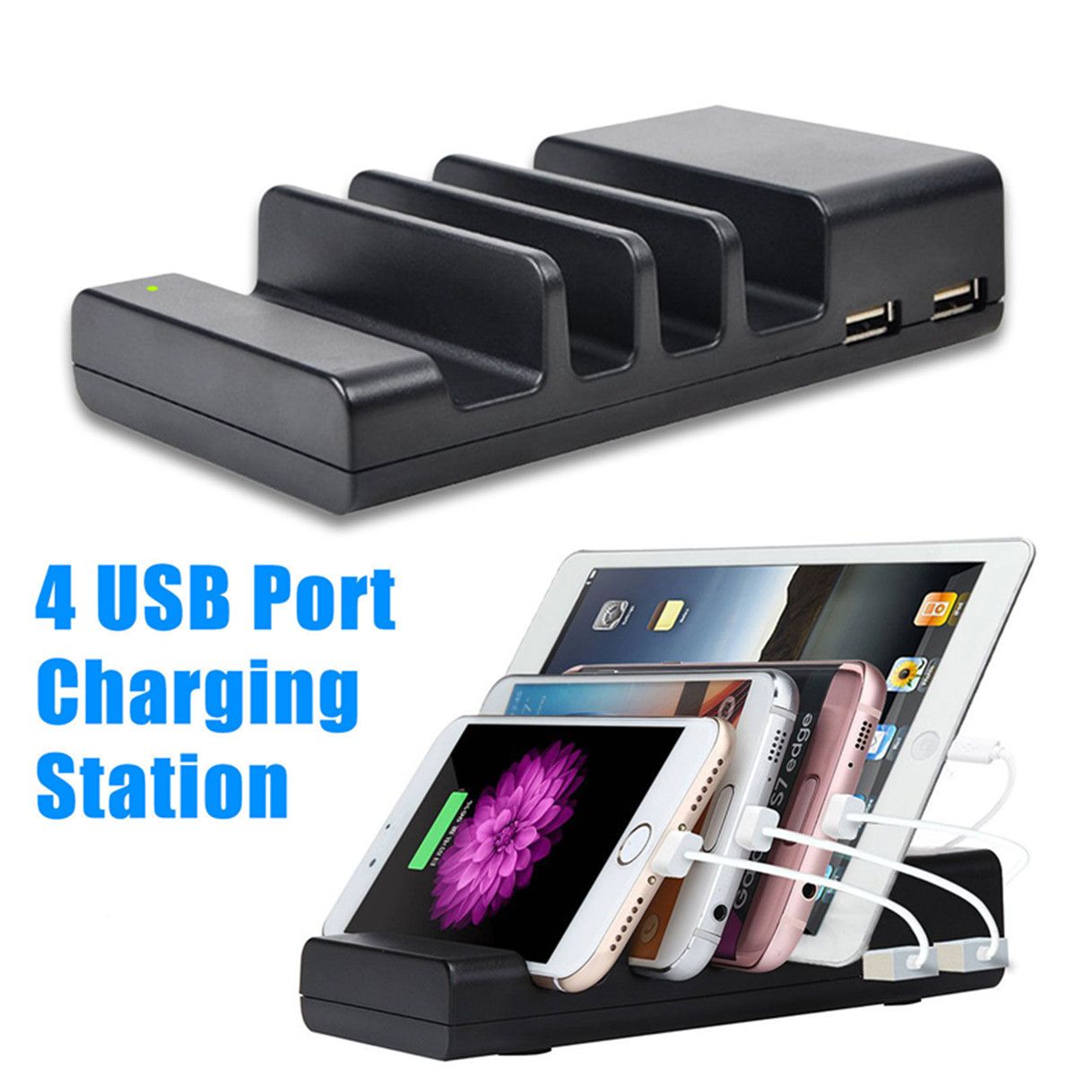 4-USB-Charging-Station-Charger-Dock-Universal-Charging-Station-Multi-function-Stand-Black-for-Tablet-1049894