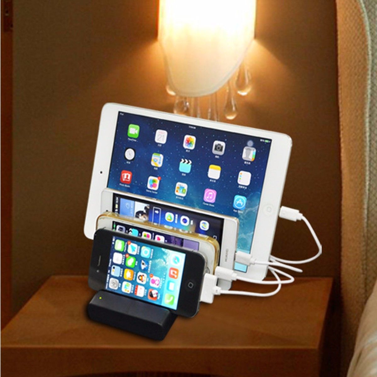 4-USB-Charging-Station-Charger-Dock-Universal-Charging-Station-Multi-function-Stand-Black-for-Tablet-1049894