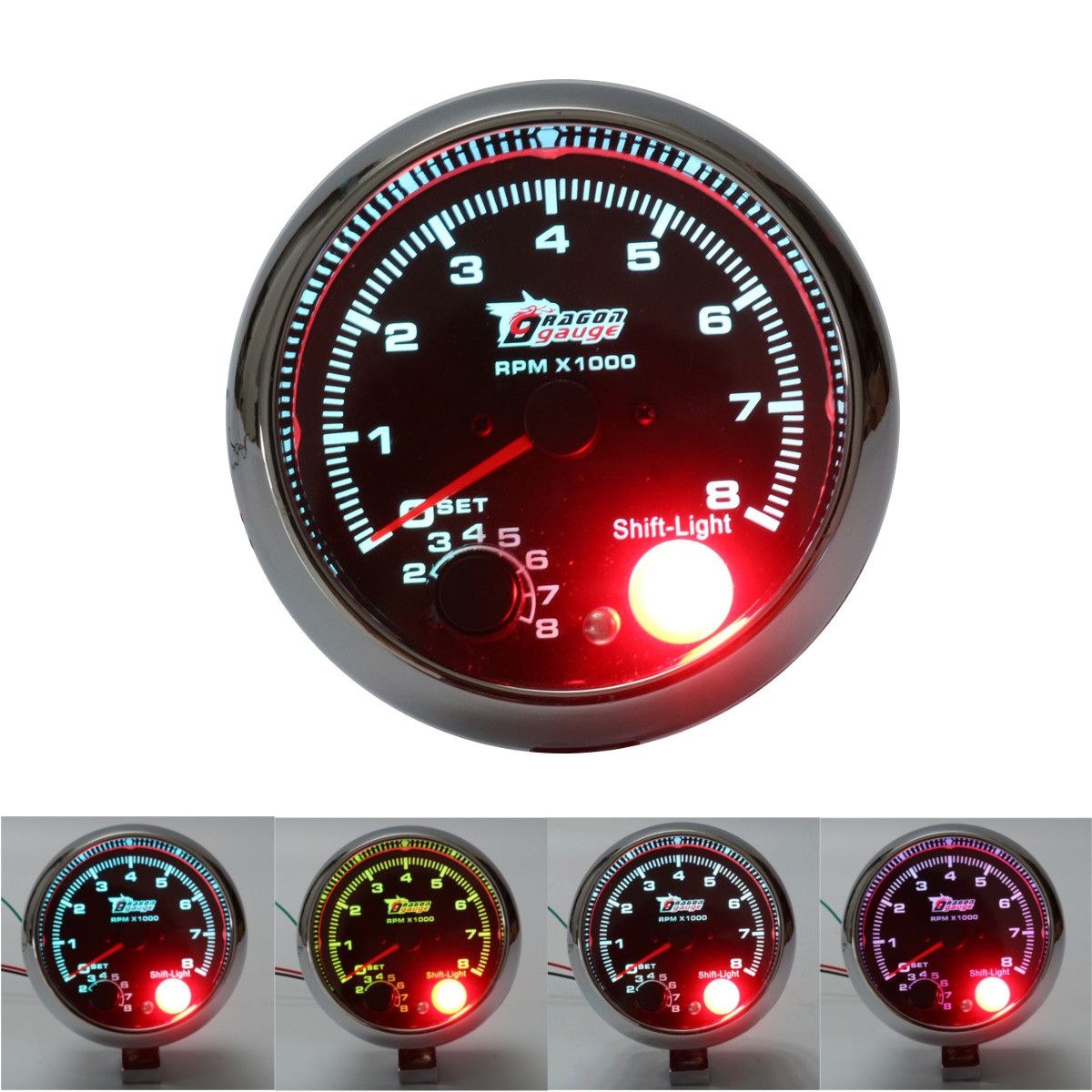 375-Inch-12V-RPMx1000-Tacho-Tachometer-with-Shift-Light-RPM-Rev-Gauge-Meter-1651166