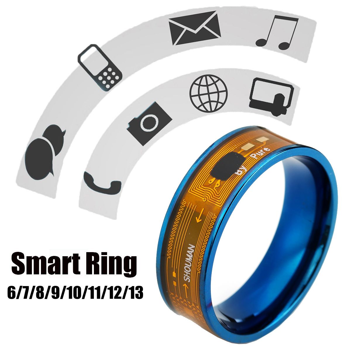 Blue-Color-NTAG213-NFC-Tag-Finger-Ring-Multifunctional-Intelligent-Ring-Titanium-Steel-Smart-Wear-Fi-1559066
