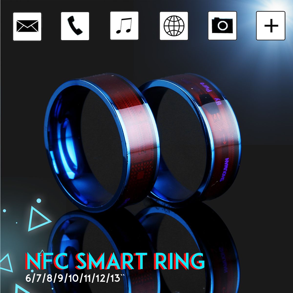 Blue-NTAG213-NFC-Tag-Ring-Multifunctional-Intelligent-Ring-Titanium-Steel-Smart-Wear-Finger-Digital--1559058