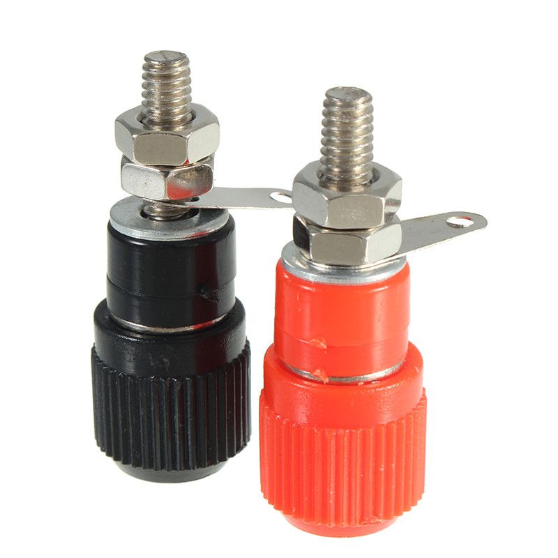 1-Pair-Black-Red-Audio-Amplifier-Terminal-Binding-Post-Banana-Plug-Jack-Connector-1560315