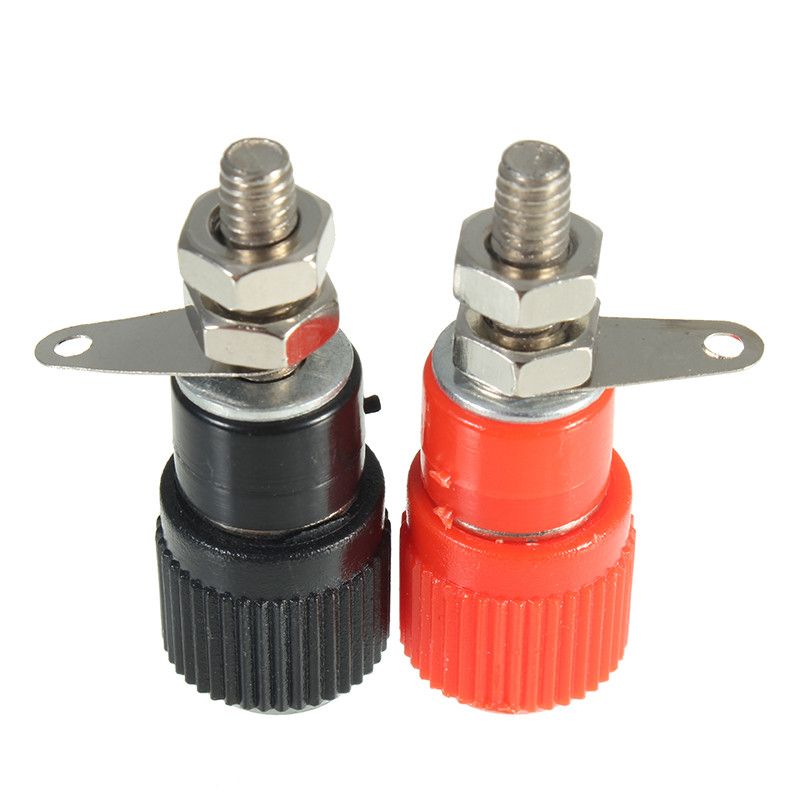 1-Pair-Black-Red-Audio-Amplifier-Terminal-Binding-Post-Banana-Plug-Jack-Connector-1560315