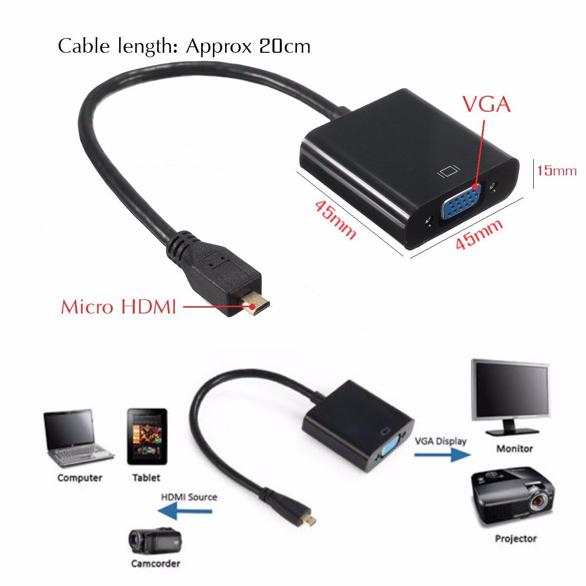 1080P-Micro-HD-Male-to-VGA-Female-Converter-Adapter-Cable-for-PC-HDTV-Monitor-1158371