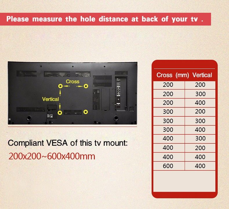 CNXD-PTS0025-Universal-TV-Wall-Mount-Adjustable-Ultra-Slim-Plasma-Tilted-Monitor-Vesa-Wall-Bracket-S-1723238
