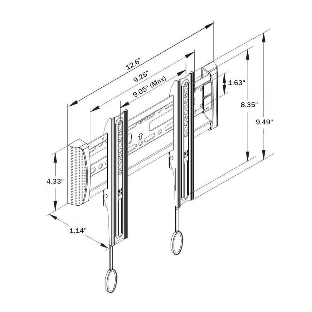 NB-C1-F-Universal-17-37in-SPCC-Wall-Mount-Flat-Panel-LCD-LED-TV-Holder-Ultrathin-Quick-Installation--1730086