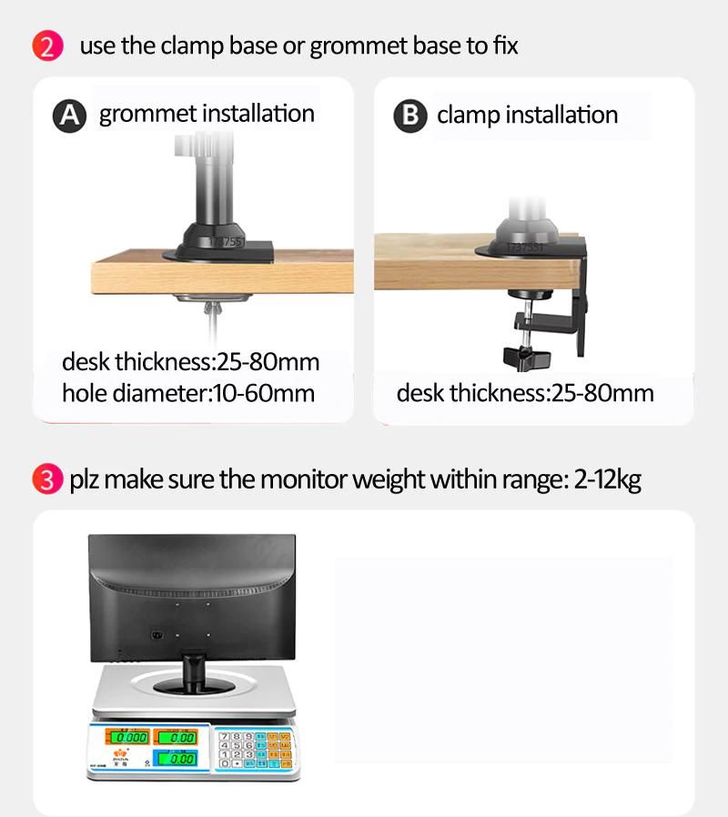 NB-H100-17-27-Inch--2-12kg-Loading-Weight-Adjustable-Monitor-Holder-Arm-Gas-Spring-Full-Motion-LCD-T-1716569