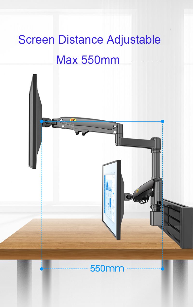 NB-M80-Dual-Aluminum-Alloy-Ergonomic-22-32in-LCD-LED-Screen-Slot-Mount-Bracket-Monitor-Holder-Load-2-1729757