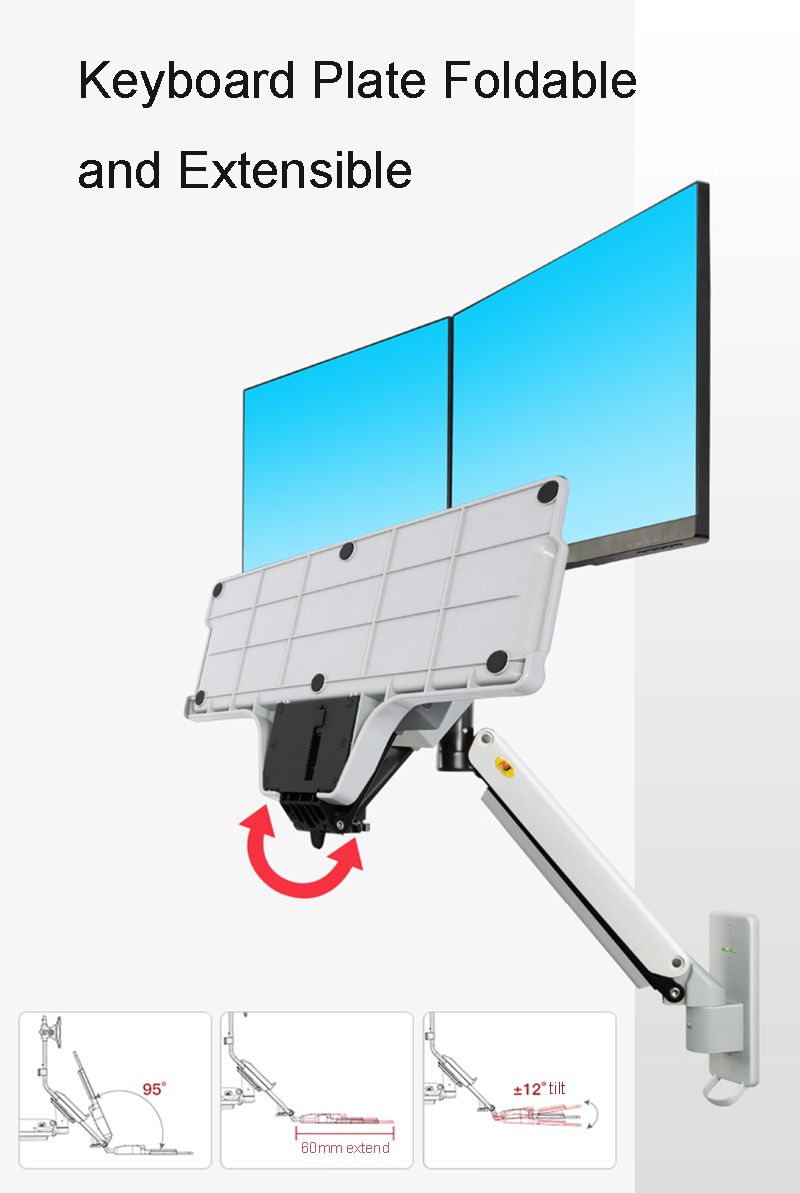 NB-MC27-2A-Dual-Ergonomic-Sit-Stand-Workstation-Wall-Mount-22-27in-Monitor-Holder-Arm-with-Foldable--1729806