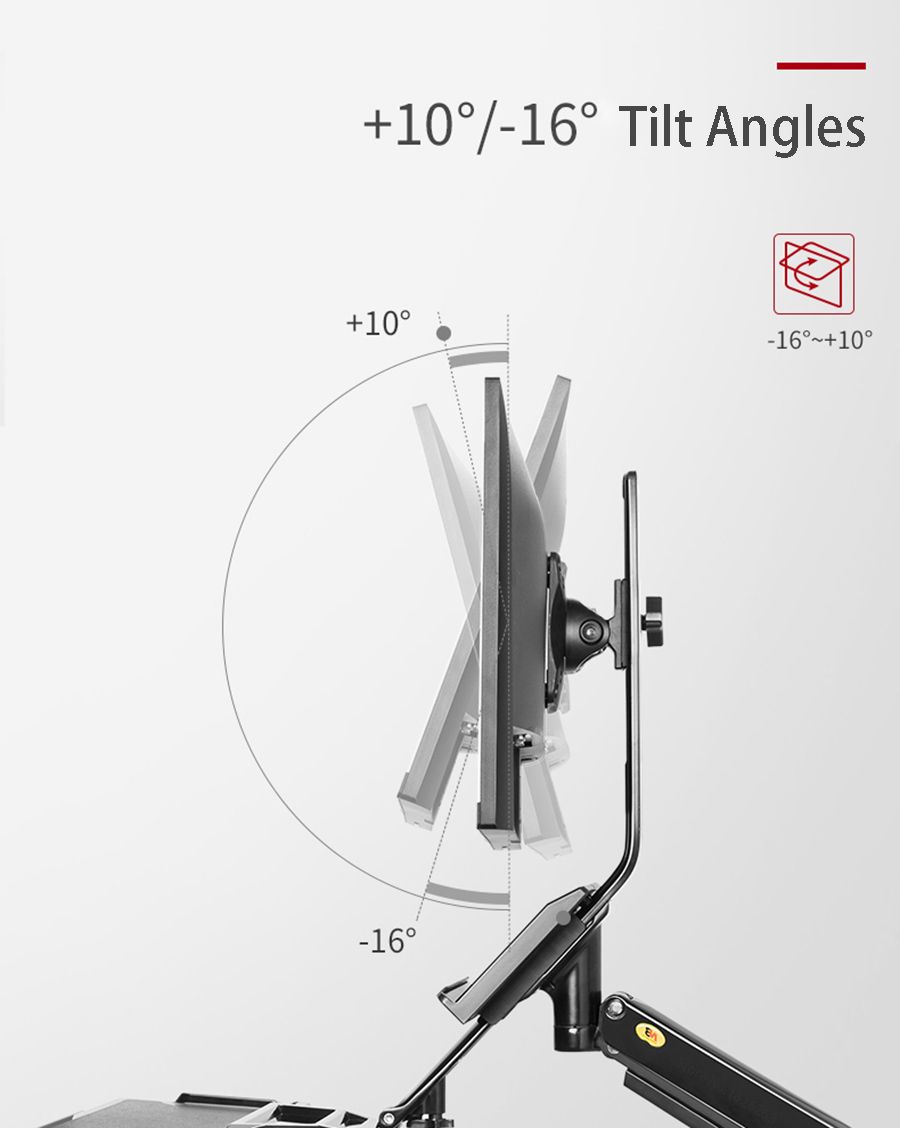 NB-MC32-Aluminum-Ergonomic-Wall-Mount-Sit-Stand-Workstation-22-32in-Monitor-Holder-Gas-Strut-Arm-wit-1729795