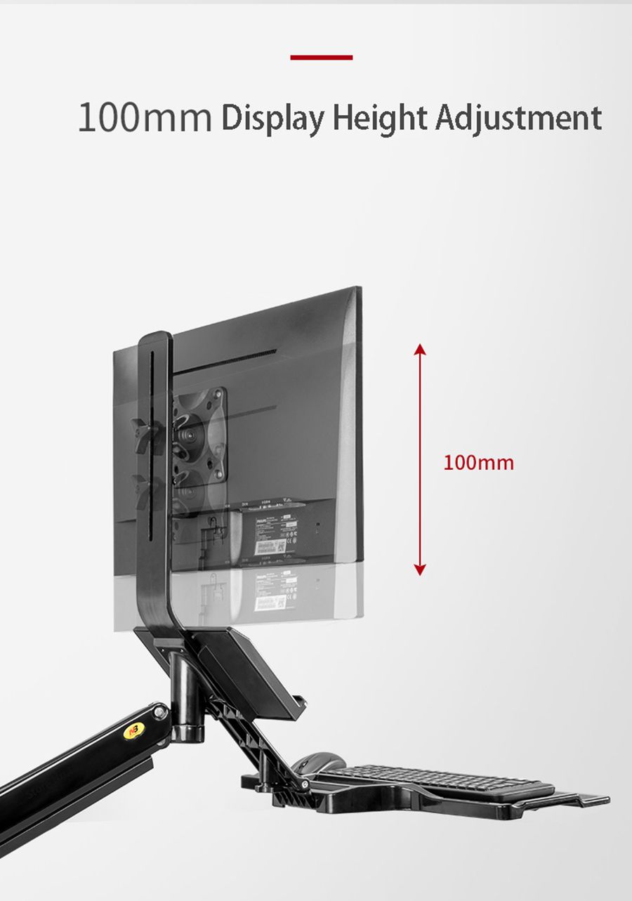 NB-MC32-Aluminum-Ergonomic-Wall-Mount-Sit-Stand-Workstation-22-32in-Monitor-Holder-Gas-Strut-Arm-wit-1729795