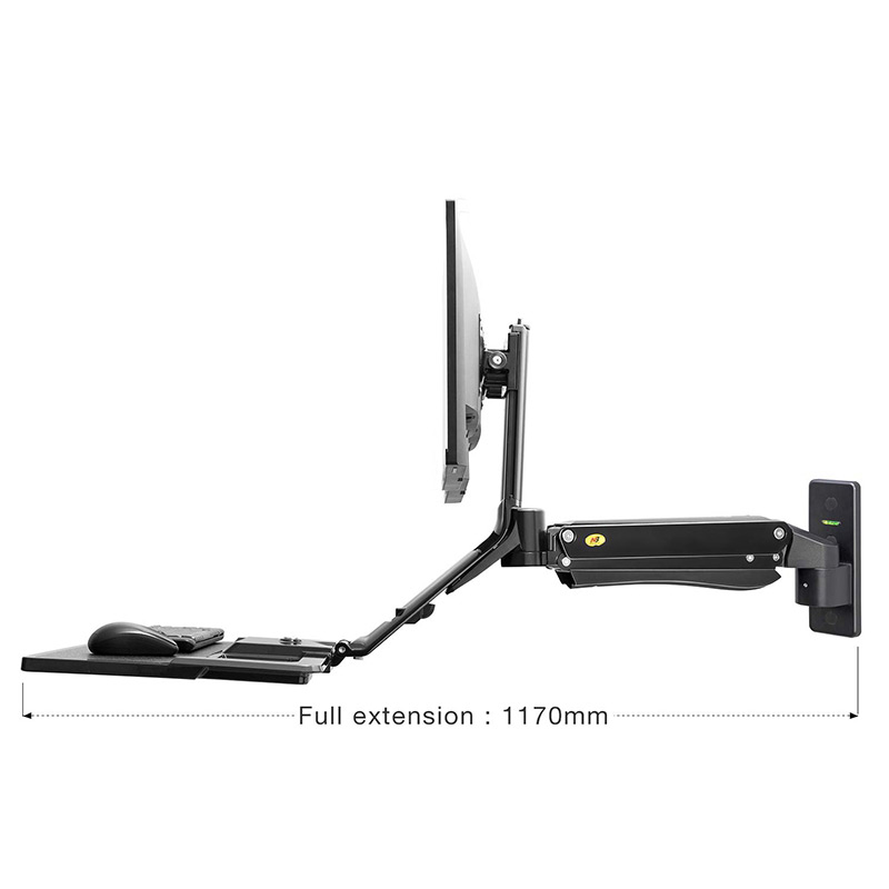 NB-MC40-2A-Ergonomic-Sit-Stand-Workstation-Wall-Mount-22-27in-Dual-Monitor-Holder-Arm-with-Foldable--1729947