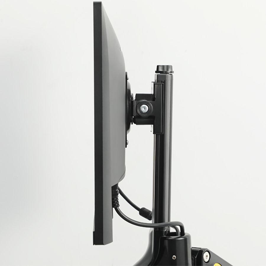 NB-MC40-Wall-Mount-Ergonomic-24-35-inch-Monitor-Holder-Gas-Strut-Arm-with-Foldable-Keyboard-Plate-an-1707970