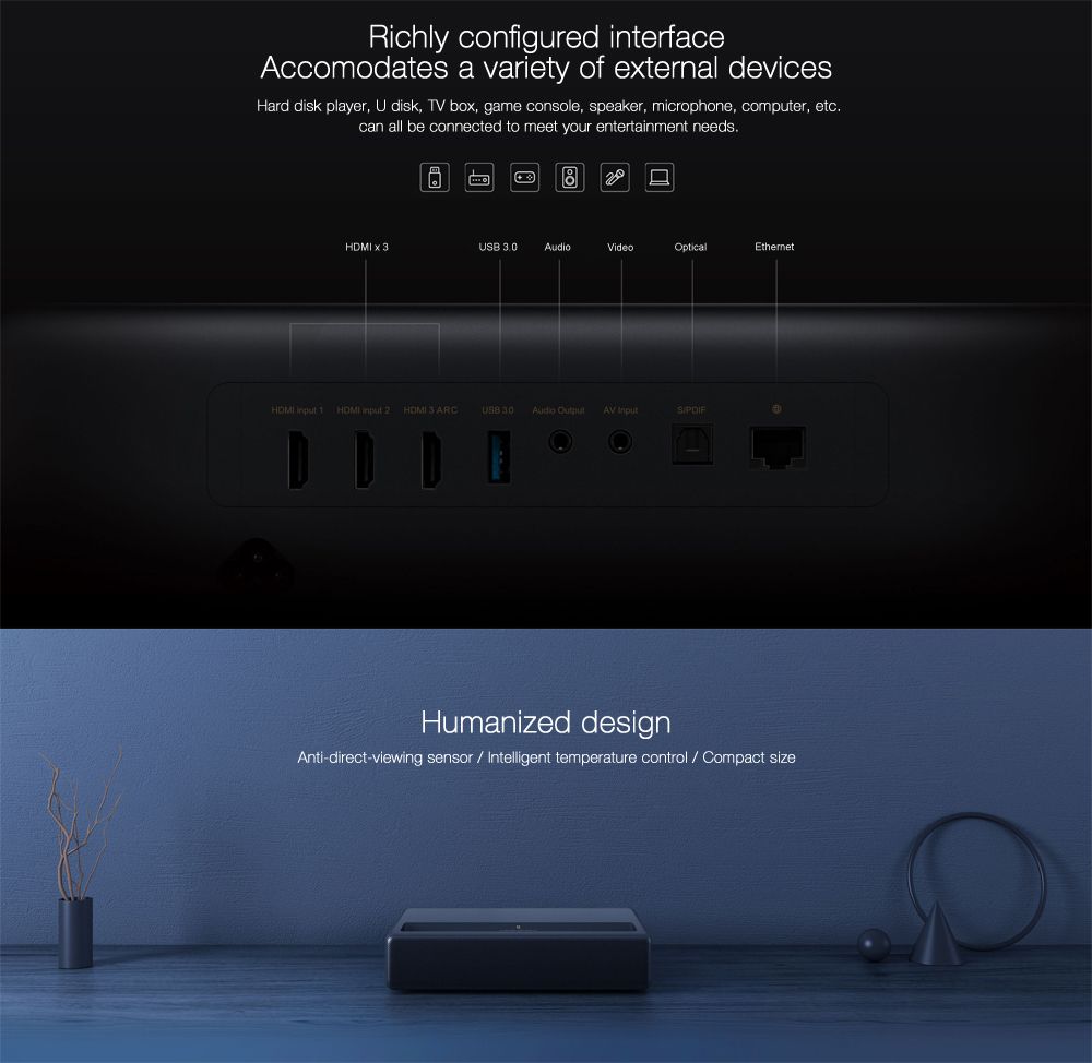 Xiaomi-Mi-4K-UHD-Laser-Projector-150in-16GB-eMMC-5G-WiFi-Dolby-DTS-Android-TV-90-ALPD-30-1300lm-Lase-1717994