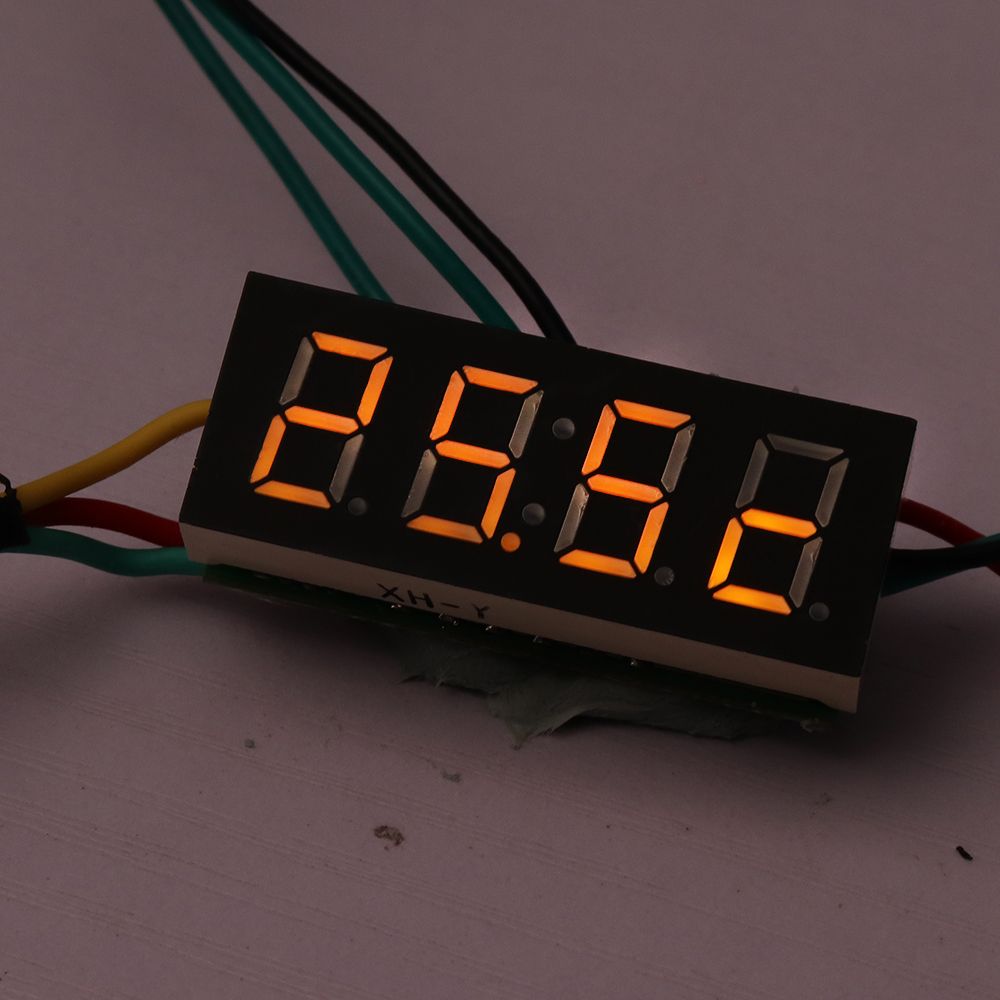 036-Inch-3-in-1-Time--Temperature--Voltage-Display-DC7-30V-Voltmeter-Electronic-Watch-Clock-Digital--1529785