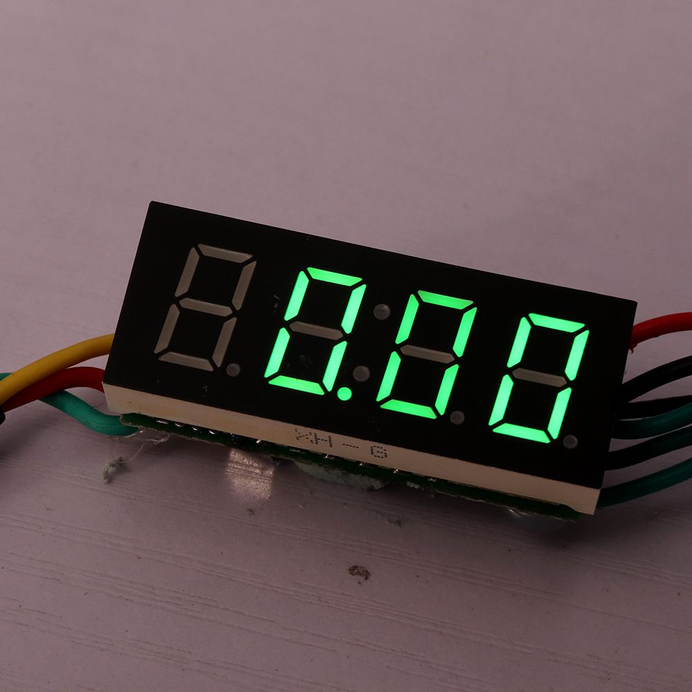 036-Inch-3-in-1-Time--Temperature--Voltage-Display-DC7-30V-Voltmeter-Electronic-Watch-Clock-Digital--1529785