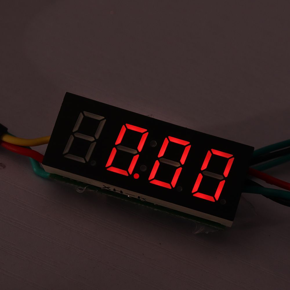 036-Inch-3-in-1-Time--Temperature--Voltage-Display-DC7-30V-Voltmeter-Electronic-Watch-Clock-Digital--1529785