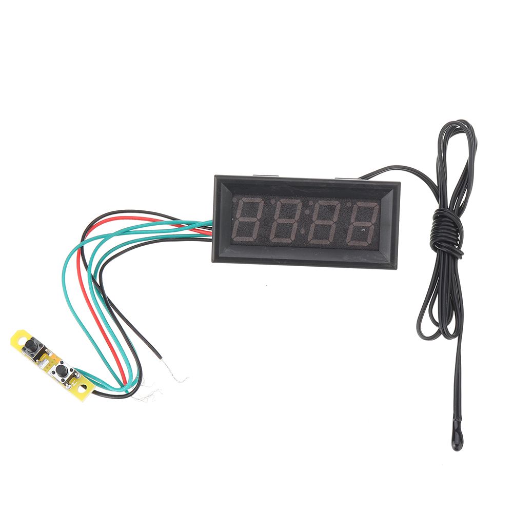 056-Inch-200V-3-in-1-Time--Temperature--Voltage-Display-with-NTC-DC7-30V-Voltmeter-Black-Watch-Clock-1530089