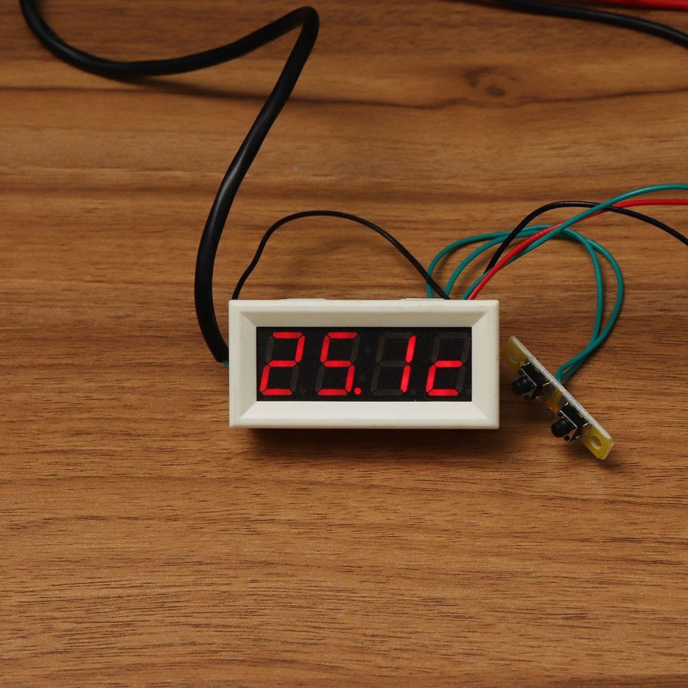 056-Inch-200V-3-in-1-Time--Temperature--Voltage-Display-with-NTC-DC7-30V-Voltmeter-White-Clock-Digit-1530090