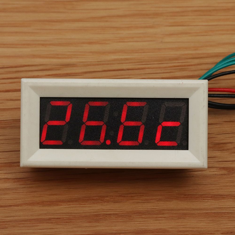 056-Inch-33V200V-3-in-1-Time--Temperature--Voltage-Display-DC7-30V-Voltmeter-Electronic-Watch-Clock--1529971