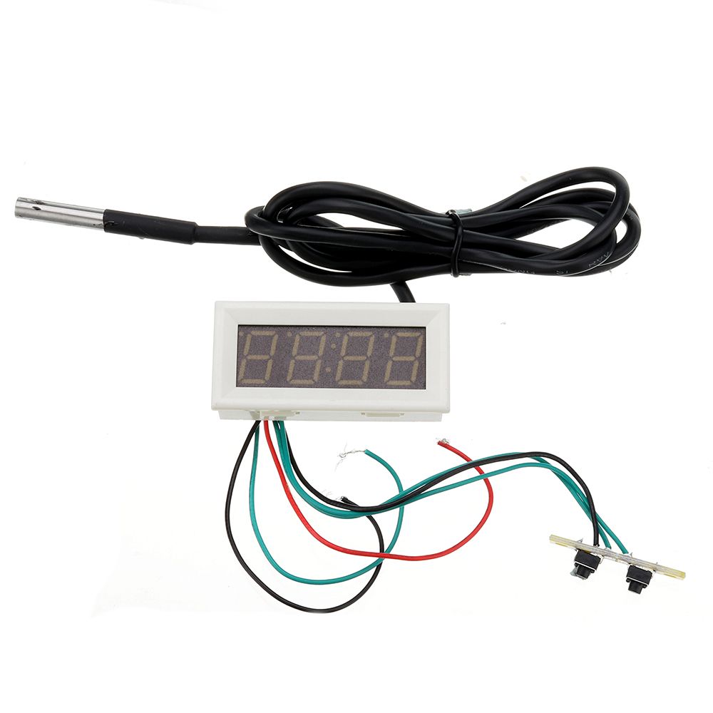 056-Inch-33V200V-3-in-1-Time--Temperature--Voltage-Display-DC7-30V-Voltmeter-Electronic-Watch-Clock--1529971