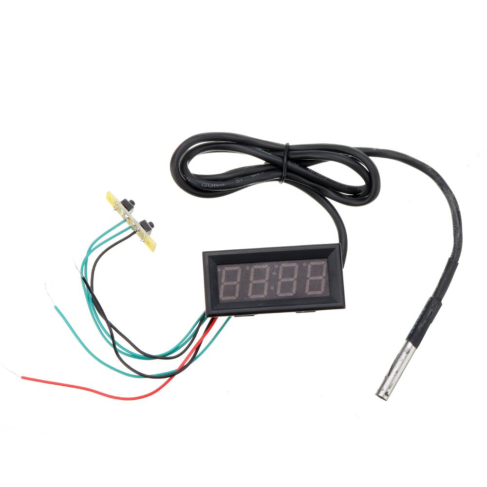 056-Inch-33V200V-3-in-1-Time--Temperature--Voltage-Display-DC7-30V-Voltmeter-Electronic-Watch-Clock--1529971