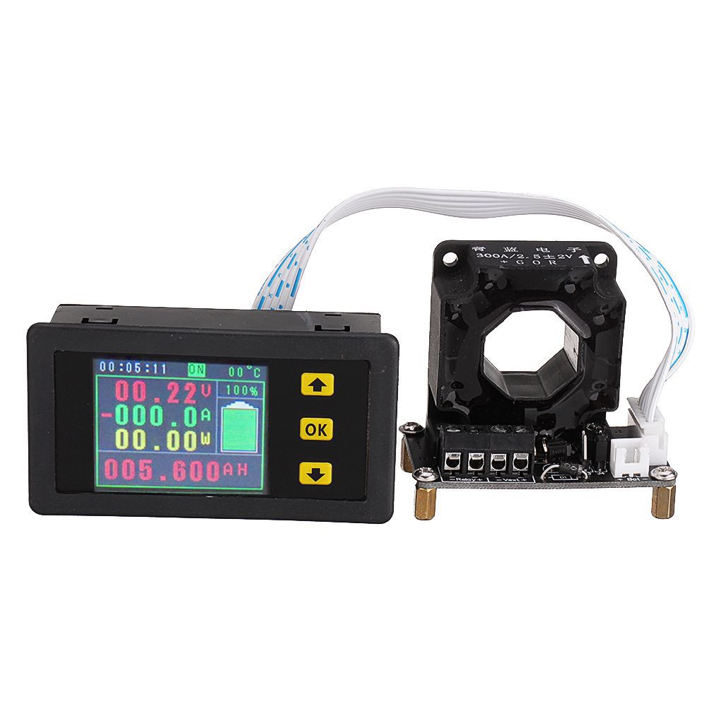 100A-200A-300A500A-LCD-Combo-Meter-Voltage-Current-KWh-Watt-Meter-12V-24V-48V-96V-DC120V-Battery-Cap-1569065