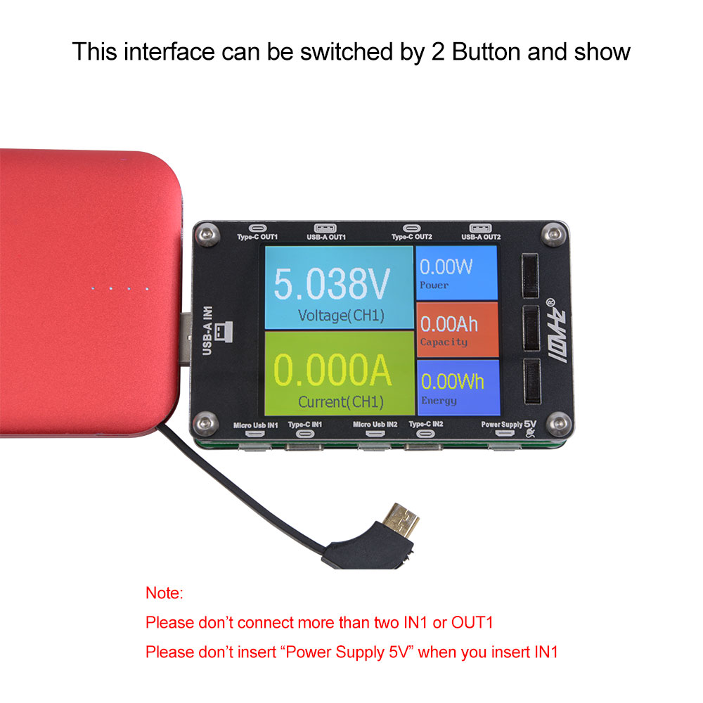 100MHZ-T50N-Dual-USB-Voltage-Current-Color-Display-Tester-Power-Capacity-Meter-QC20-QC30-PD-FCP-Test-1470345