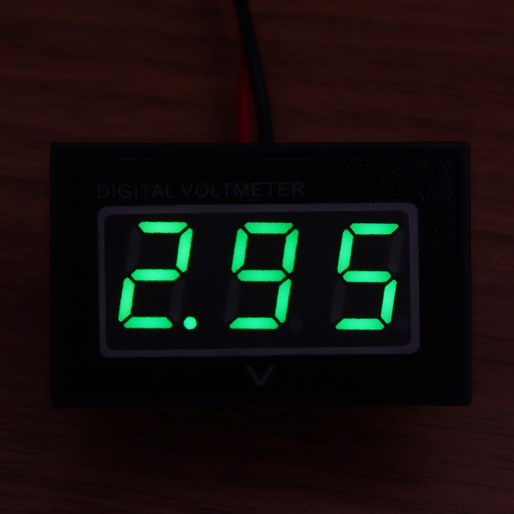 10pcs-Green-DC27-30V-LCD-Display-Digital-Voltage-Meter-Waterproof-Dustproof-04-Inch-LED-Digital-Tube-1550812