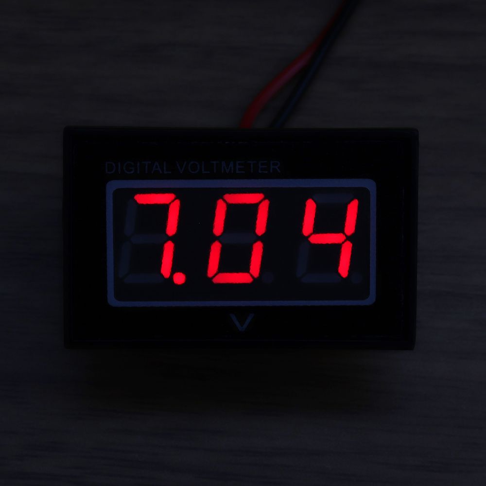 10pcs-Red-DC25-30V-LCD-Display-Digital-Voltage-Meter-Waterproof-Dustproof-04-Inch-LED-Digital-Tube-1550816