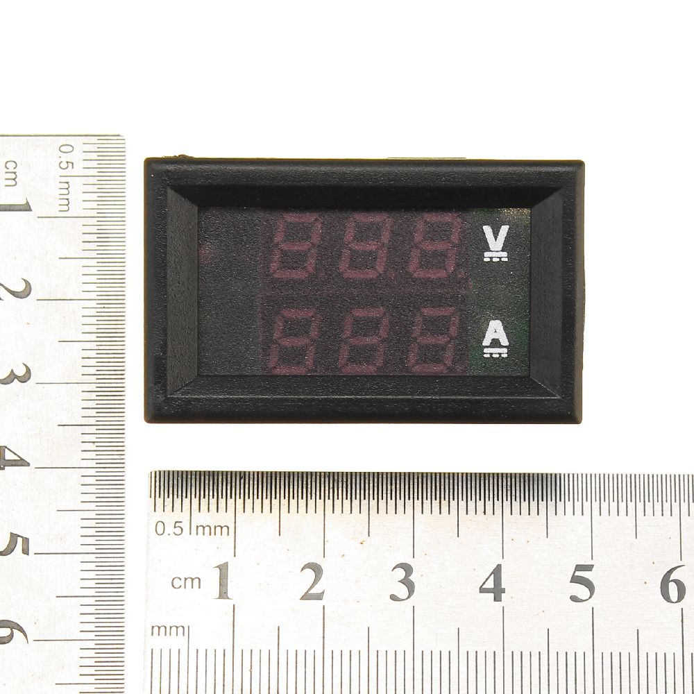 10pcs-nMini-Digital-Voltmeter-Ammeter-DC-100V-10A-Voltmeter-Current-Meter-Tester-BlueRed-Dual-LED-Di-1417290