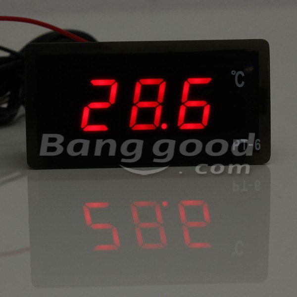 12V--40110degC-Auto-LED-Digital-Thermometer-Meter-Probe-994934