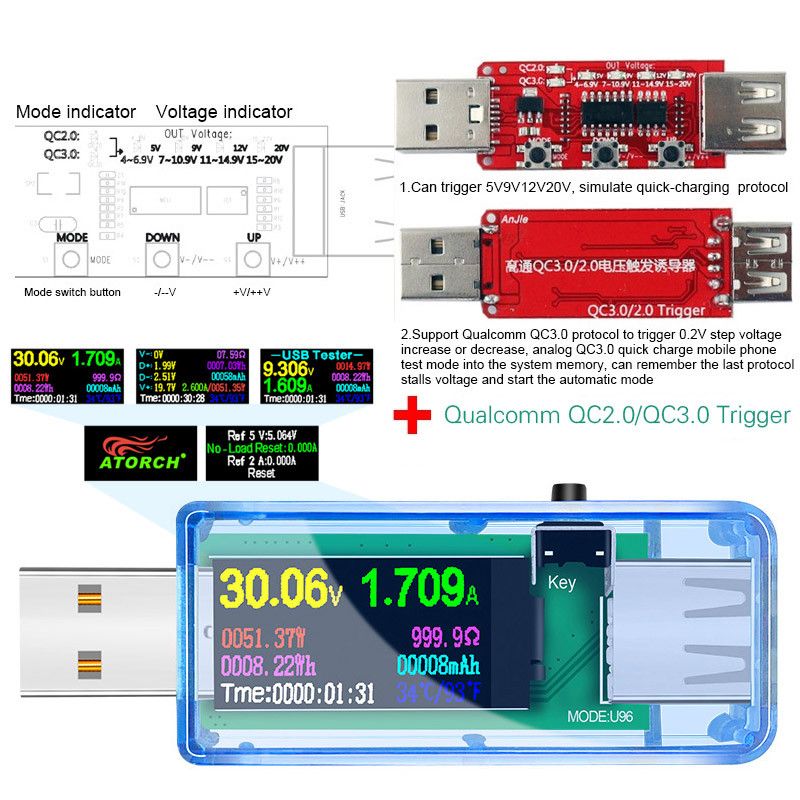 13-IN-1-Digital-Display-USB-Tester-Current-Voltage-Charger-Capacity-Doctor-Power-Bank-Battery-Meter--1713074
