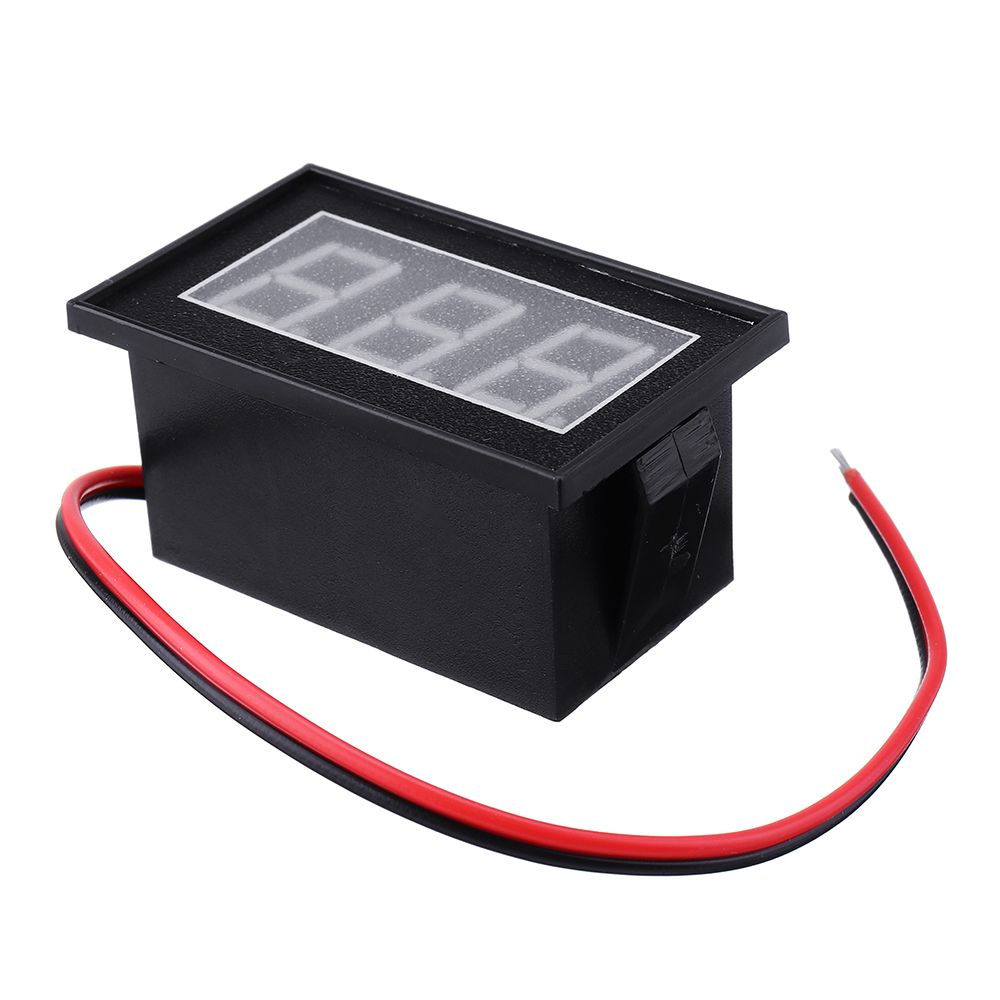 3pcs-Red-DC25-30V-LCD-Display-Digital-Voltage-Meter-Waterproof-Dustproof-056-Inch-LED-Digital-Tube-1550811