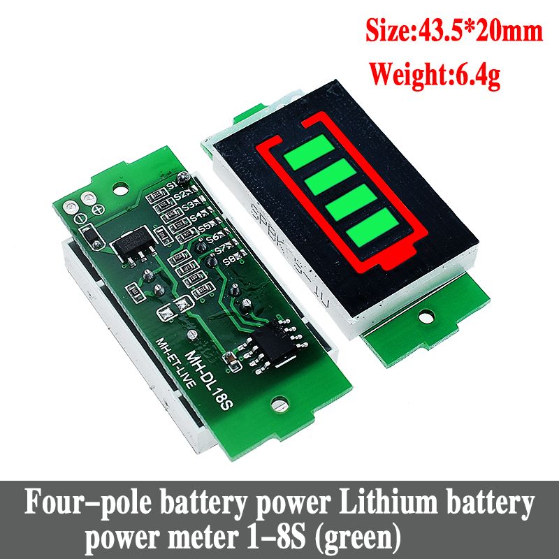 5Pcs-1S-8S-Single-37V-Lithium-Battery-Capacity-Indicator-Module-42V-Green-Display-Electric-Vehicle-B-1761445