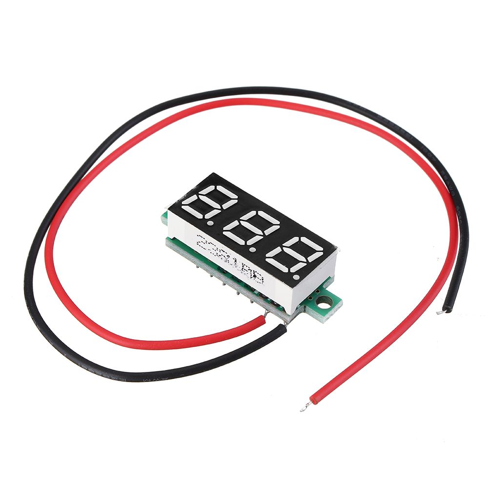 5Pcs-Geekcreitreg-White-028-Inch-30V-30V-Mini-Digital-Volt-Meter-Voltage-Tester-Voltmeter-1047430