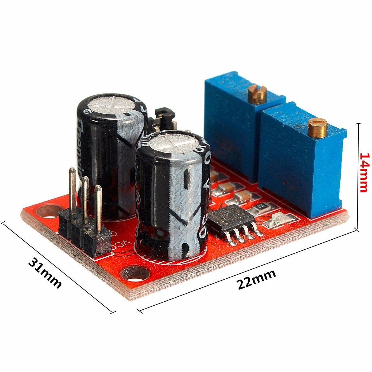 5Pcs-NE555-Pulse-Frequency-Duty-Cycle-Adjustable-Module-Square-Wave-Signal-Generator-1067375