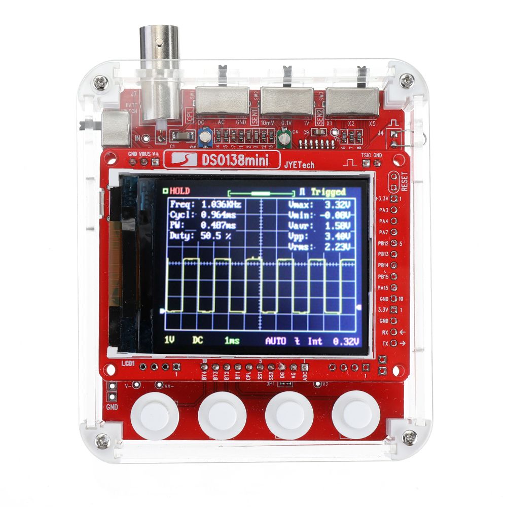 NEW-JYETechreg-13805K-DSO138-Mini-200KHz-Digital-Oscilloscope-SMD-Soldered-Version-DC35V-6V-With-Hou-1627586