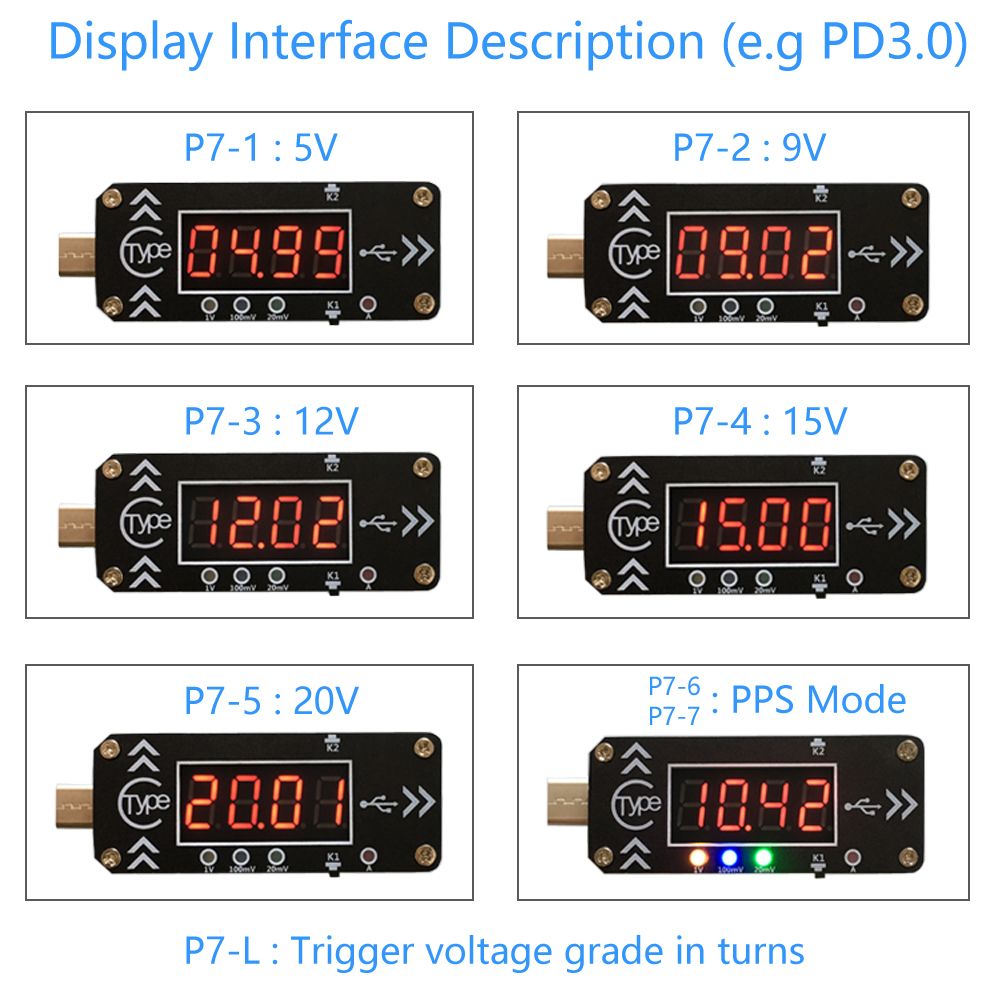 XY-WPDT-USB-Charging-Trigger-Charger-Voltmeter-Ammeter-5V9V12V15V20VPPS-PD20-PD30-Type-C-USB-Decoy-D-1726739