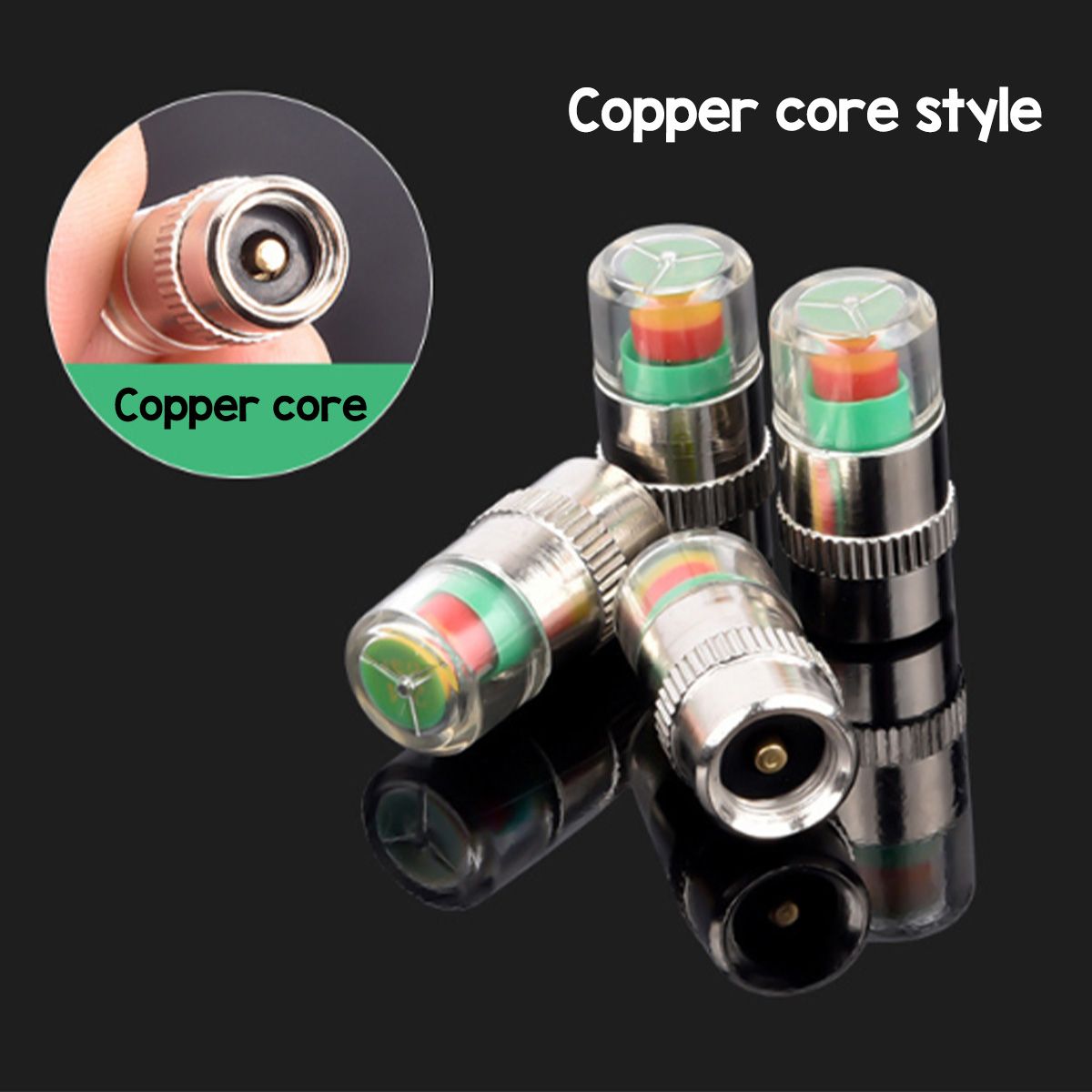 4Pcs-Car-Copper-Tire-Pressure-Cap-Monitoring-Universal-Sensor-Indicator-Valve-1668577