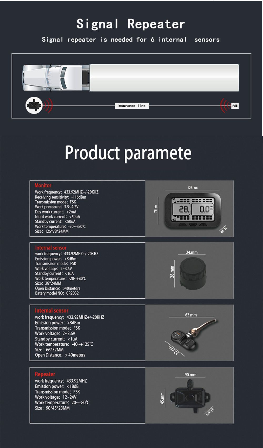 C500-Solar-Tire-Pressure-Monitor-System-Internal-External-Sensor-Repeater-For-Multi-wheeled-Heavy-Tr-1660461