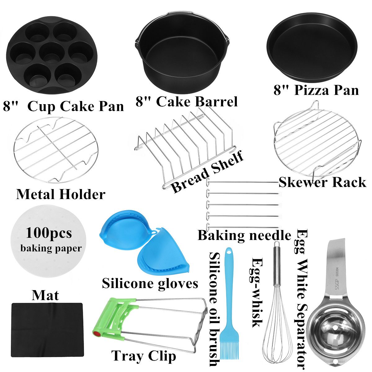 1-Set-8-Inch-Air-Fryer-Accessories-Rack-Cake-Pizza-Oven-Barbecue-Frying-Pan-Tray-1587266