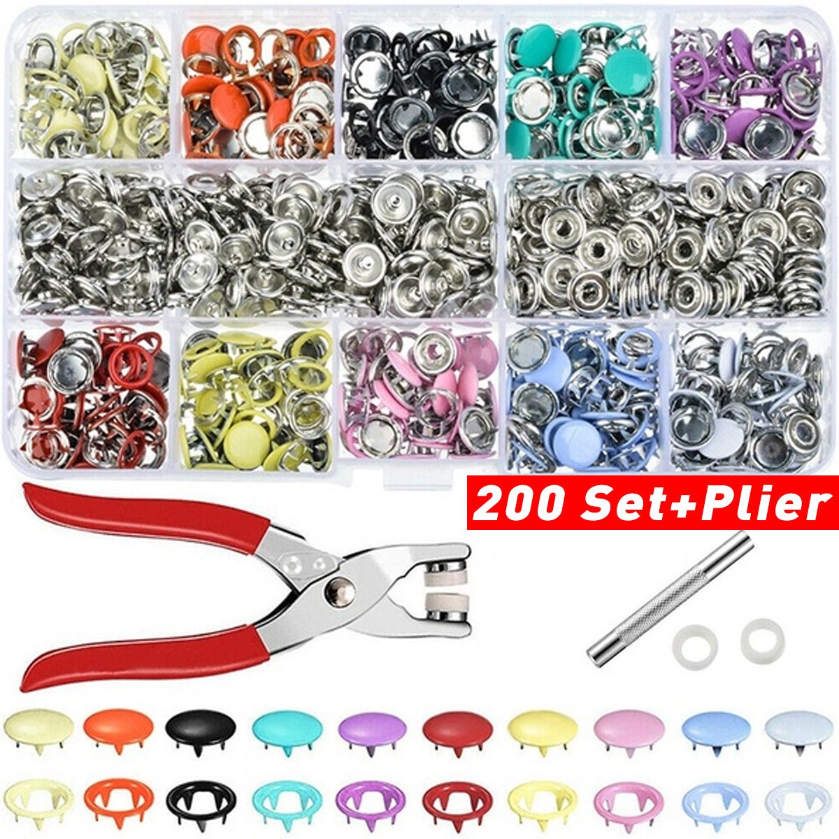 100200-Sets-DIY-Press-Studs-Tools-Kit-Assorted-Colors-Snap-Metal-Sewing-Buttons-1618875