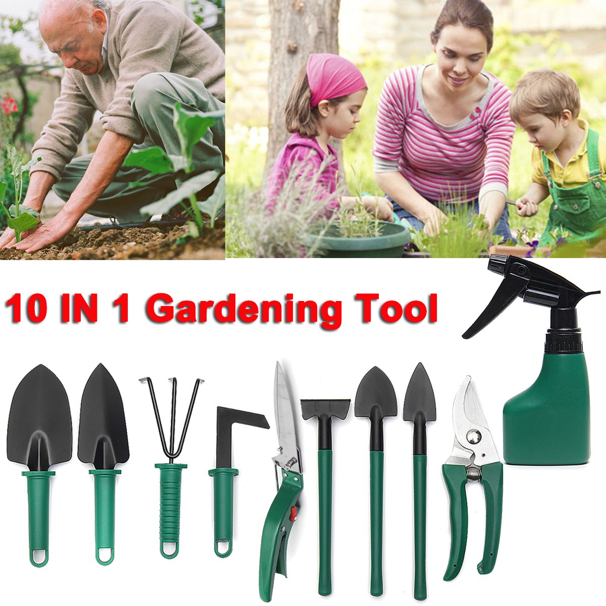 10Pcs-Carbon-Steel-Gardening-Equipment-Bonsai-Tools-Kits-Cutter-Scissors-Tool-1288960