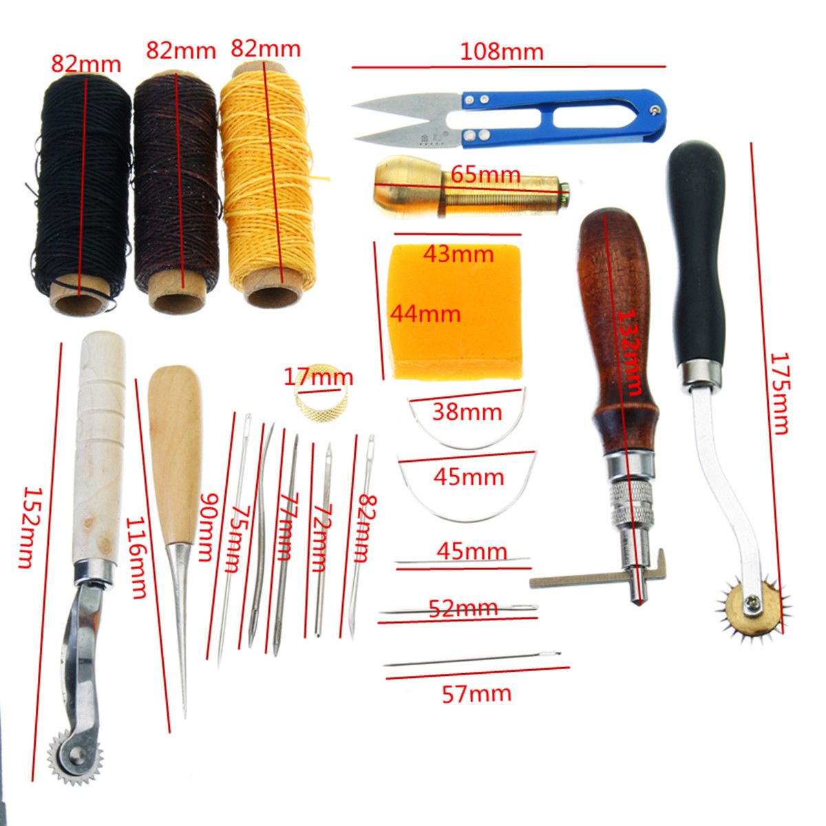 12Pcs-Leather-Craft-Hand-Stitching-Sewing-Tool-Leather-Hand-Sewing-Tool-Set-1251604