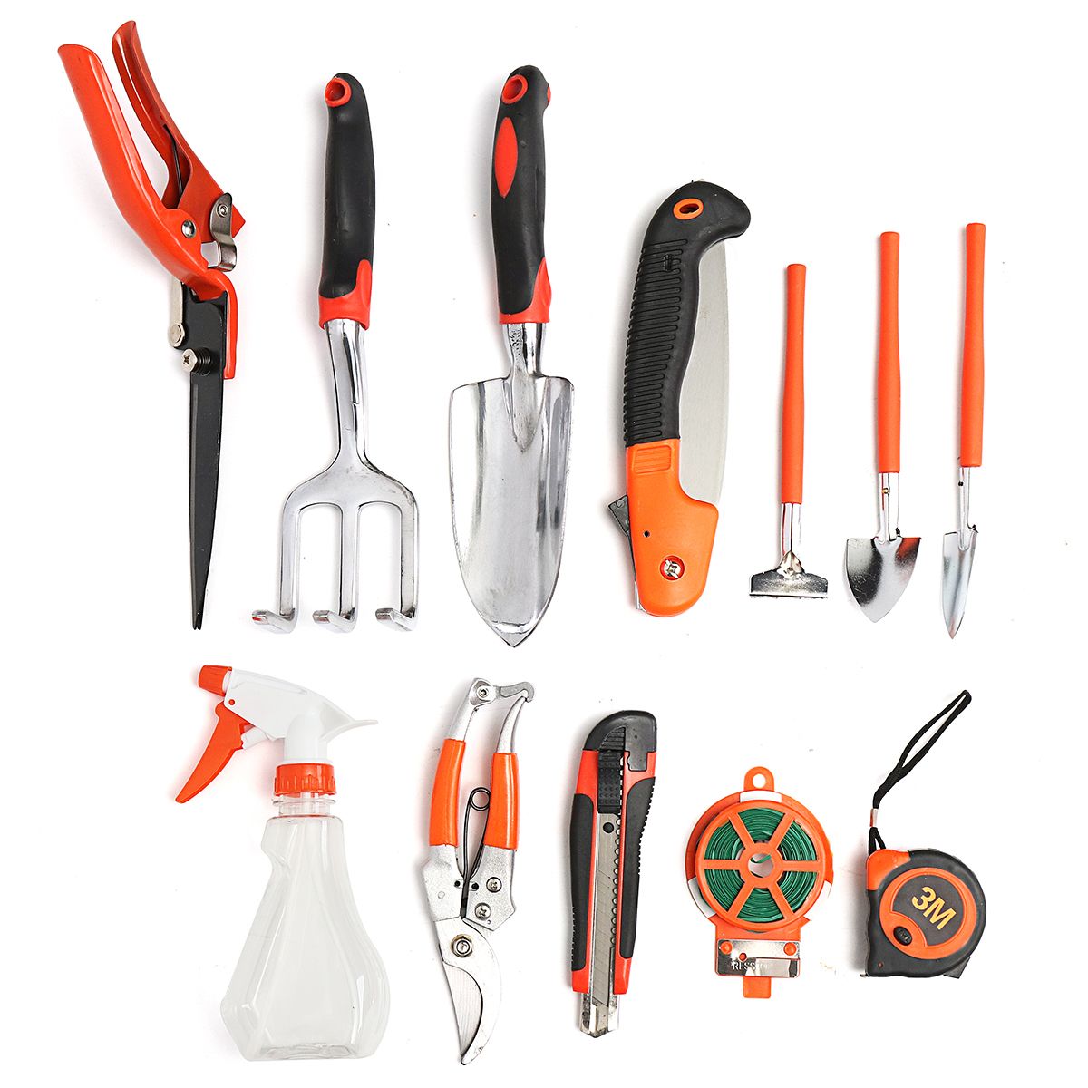 12Pcs-Multifuntional-Carbon-Steel-Household-Garden-Tools-Set-Kit-Hardware-Toolbox-1311215