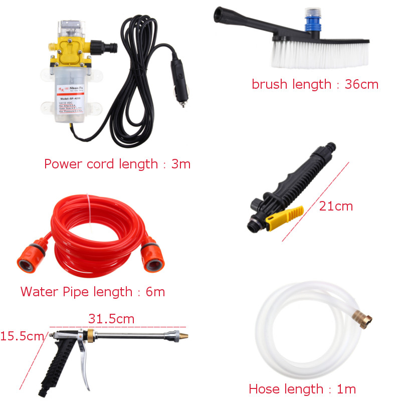 12V-Portable-100W-160PSI-High-Pressure-Electric-Washer-Wash-Pump-Set-1188439