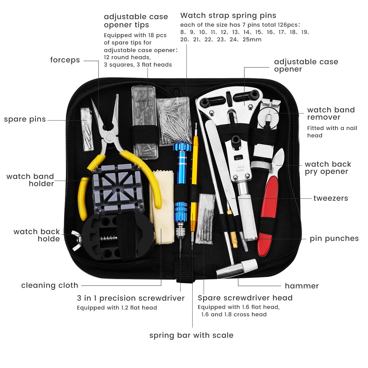 168Pcs-Watch-Repair-Tool-Kit-Spring-Bar-Set-Larger-Adjustable-Case-Opener-Forceps-Watch-Band-Remover-1386862