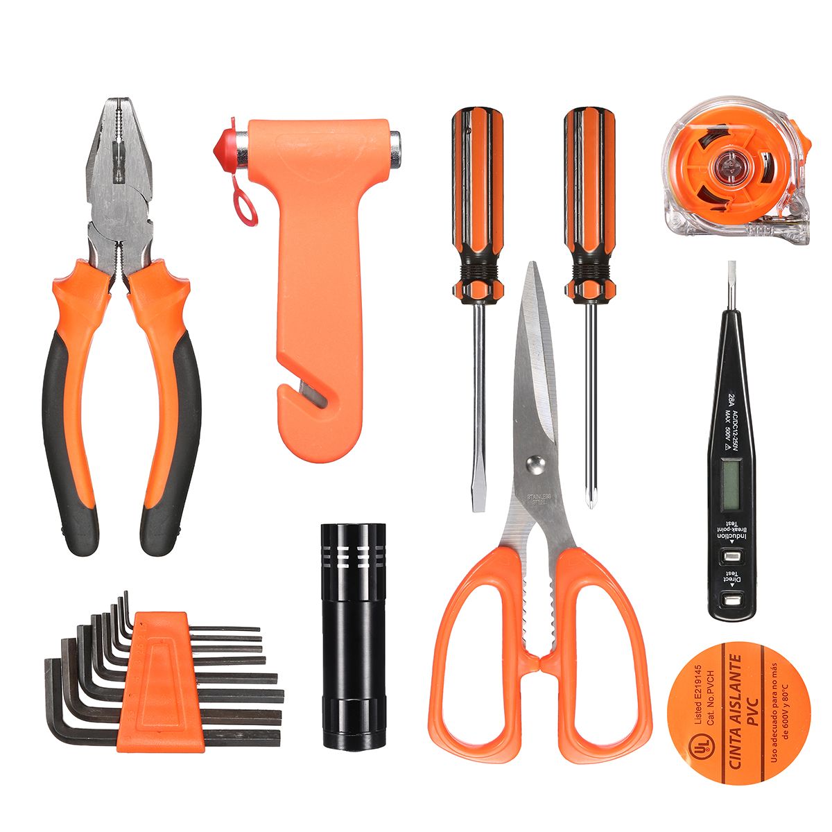 18Pcs-Multifuntional-Tools-Set-Steel-Household-Woodworking-Kits-Hardware-Toolbox-Tools-Kit-1269409